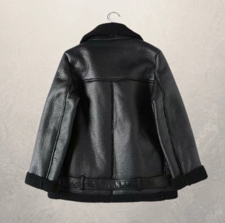 Women's motorcycle leather jacket