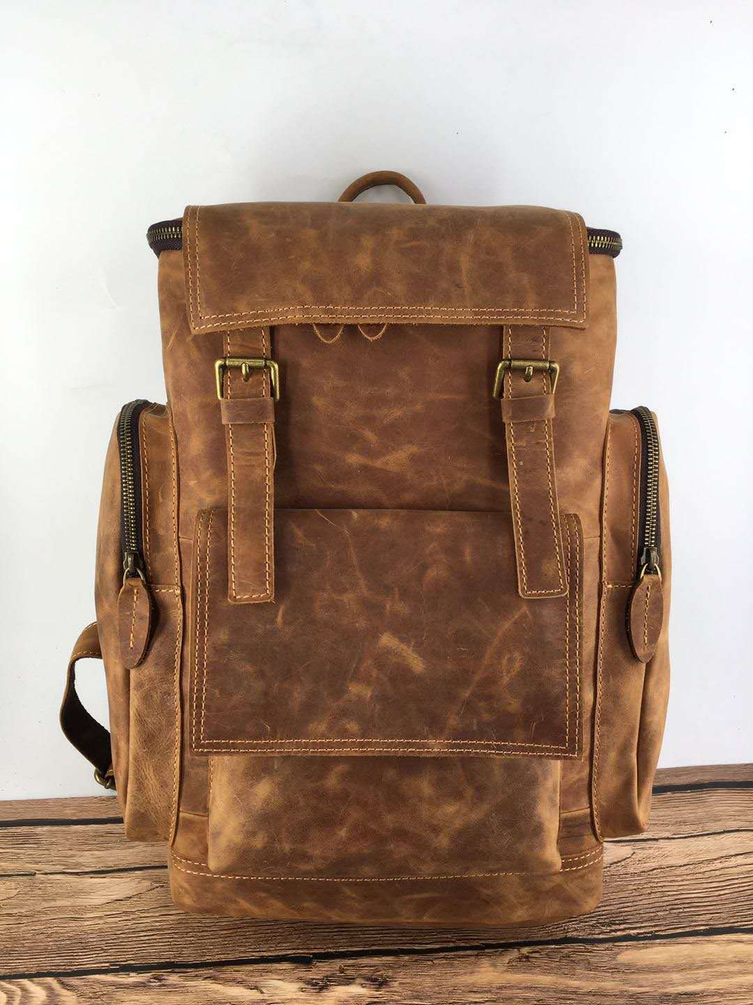 Leather Mens Backpack