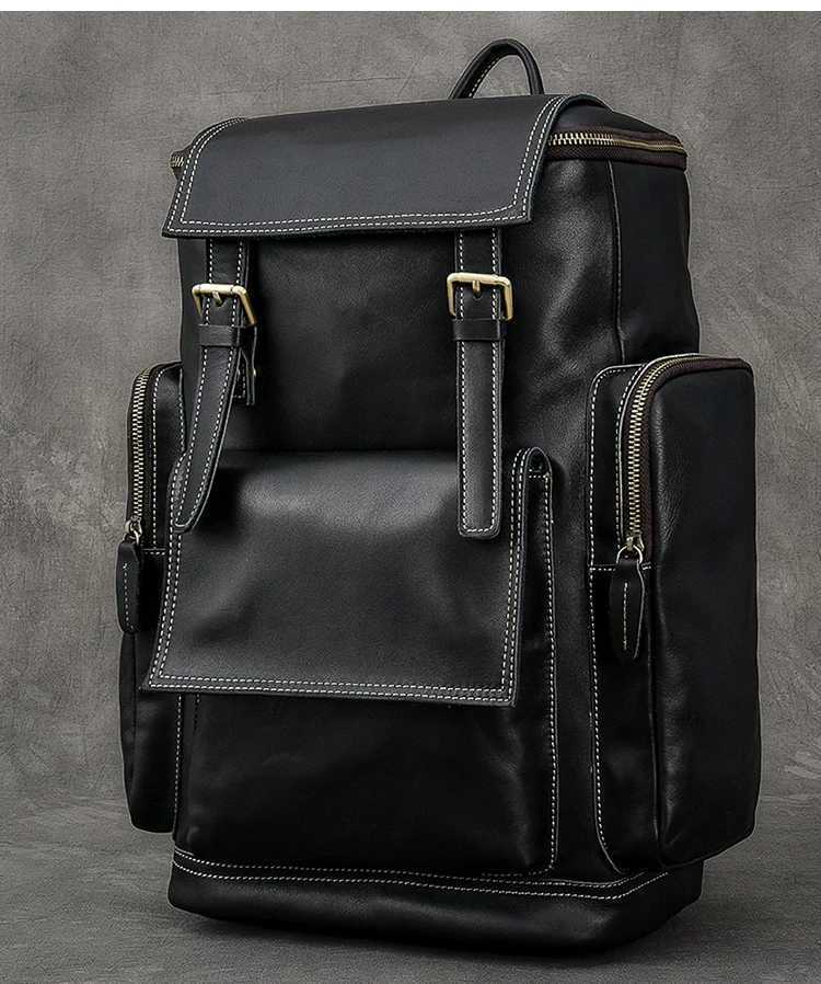 Leather Mens Backpack