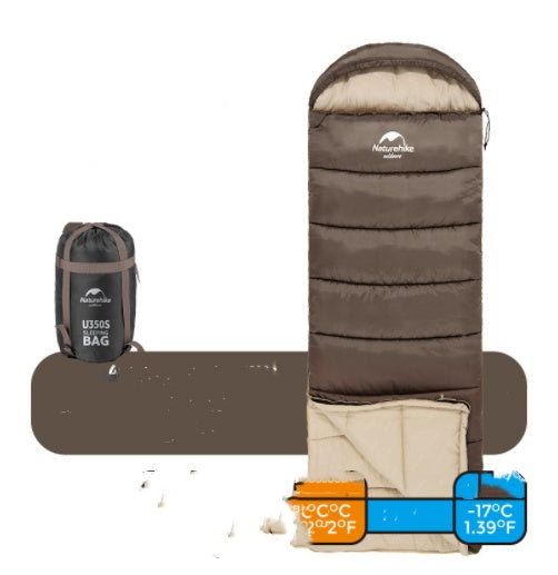 U-Series Envelope Sleeping Bag With Hood