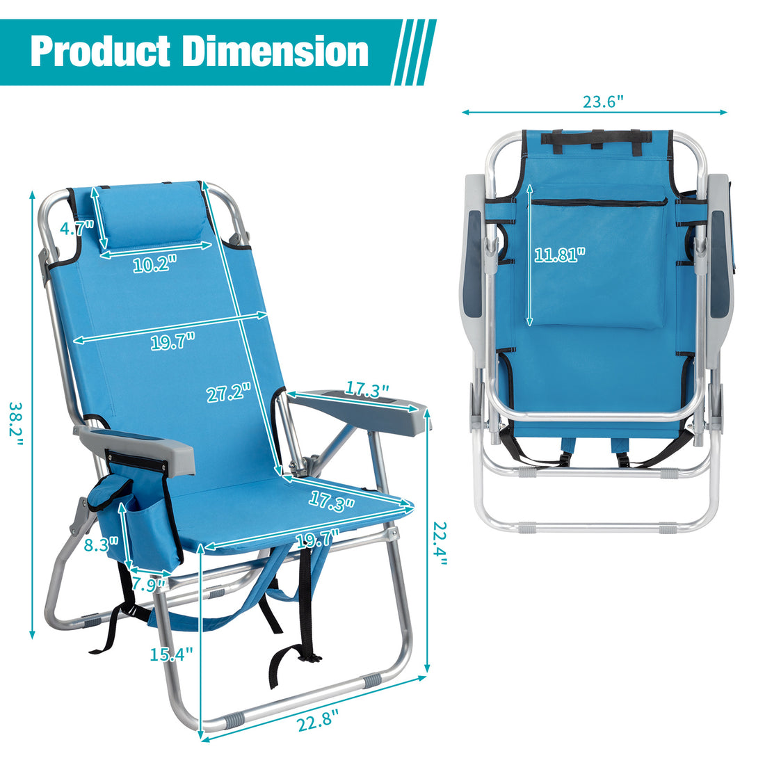 Blue Beach Chair, Heightened