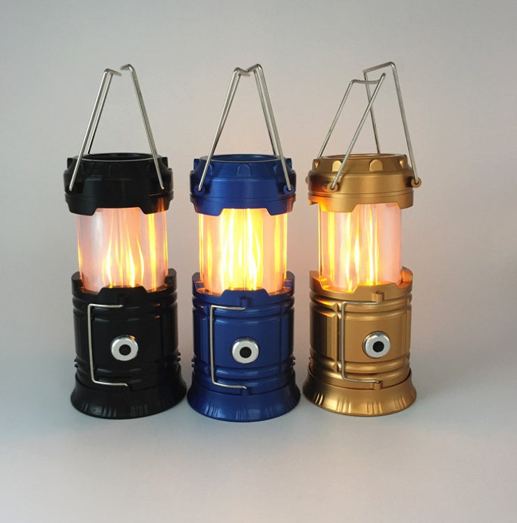 Outdoor camping flame light