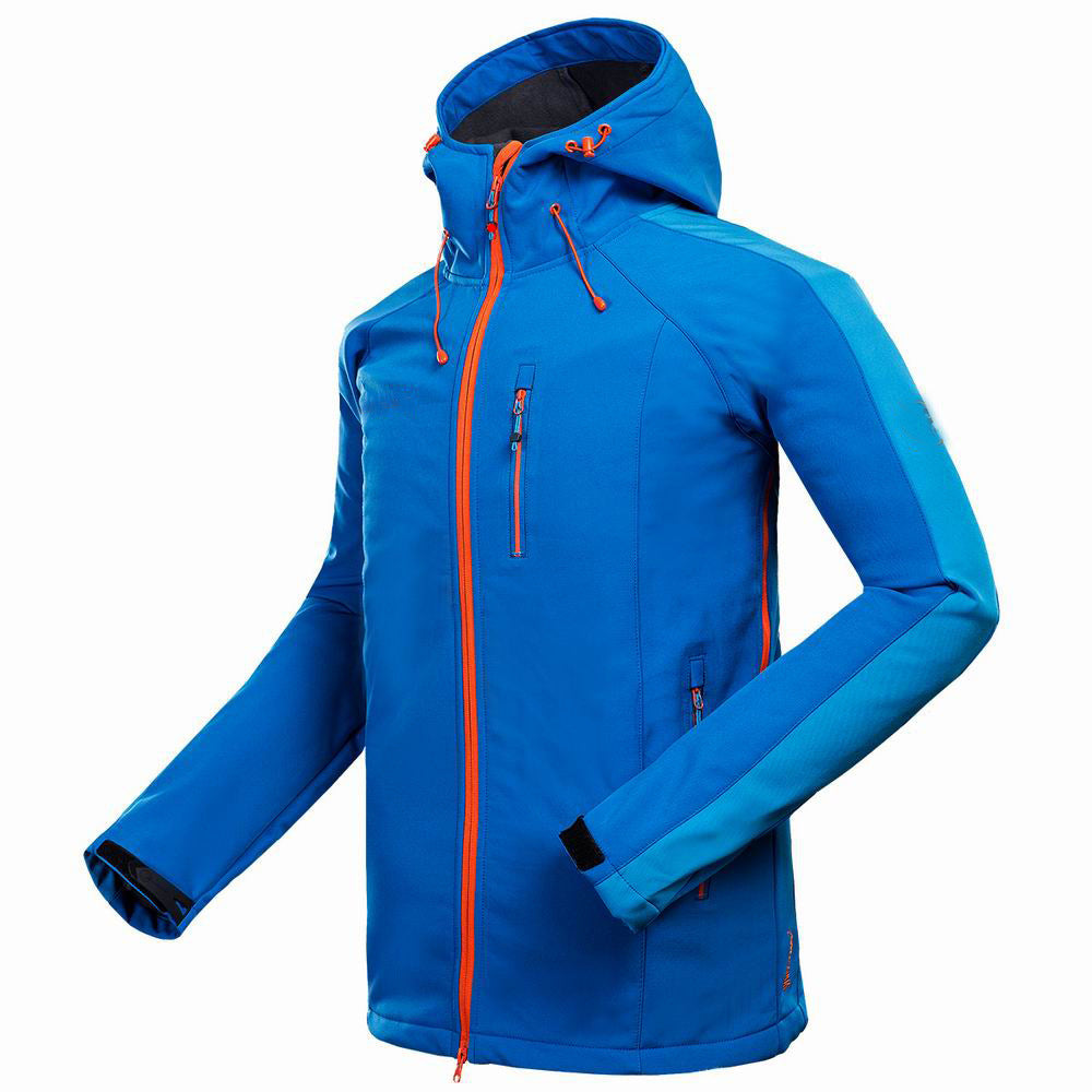 Camping jacket soft shell