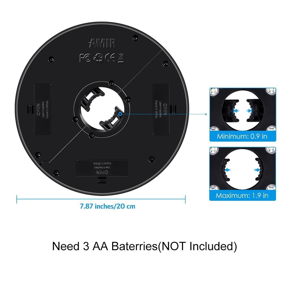 Umbrella camping light tent light