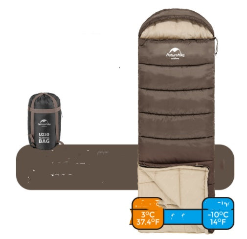 U-Series Envelope Sleeping Bag With Hood