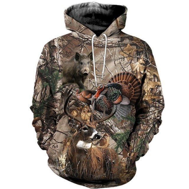 Camping Digital Printing Sweater