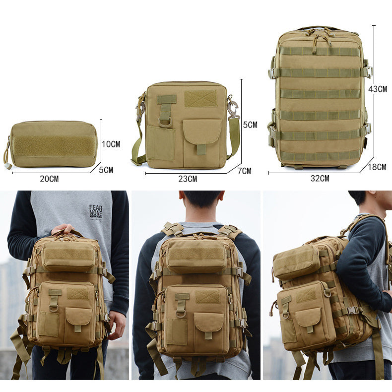 Outdoor camouflage backpack