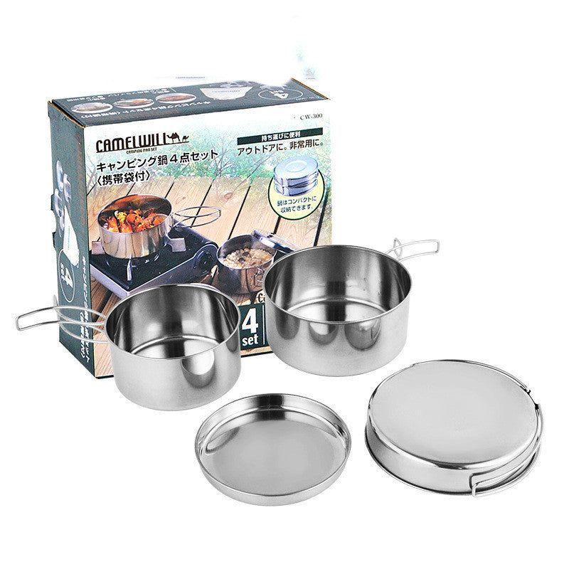 Camping Portable Cookware Pot Set