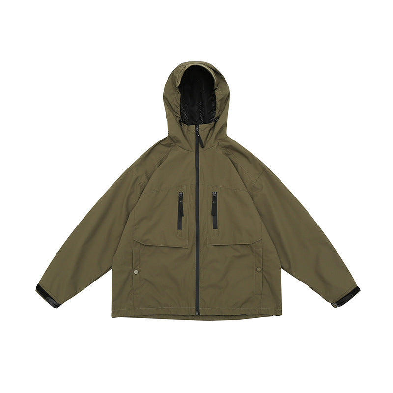 Outdoor Camping Solid Color Jacket Coat