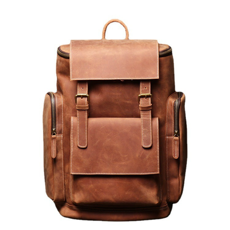 Leather Mens Backpack