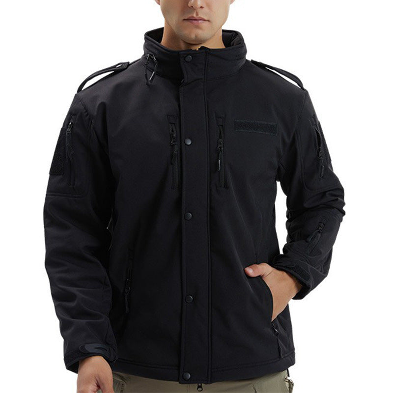 Camouflage Waterproof Soft Shell Jacket